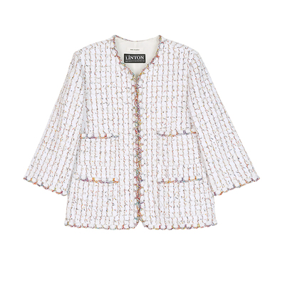 英国灵顿彩格四口袋小香外套