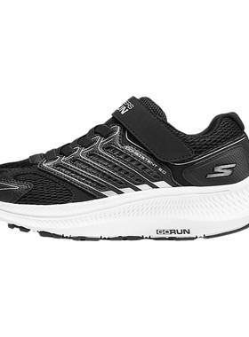 Skechers斯凯奇儿童夏季男童黑色运动鞋轻便网面休闲鞋时尚跑步鞋