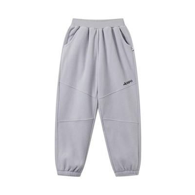 mipo儿童冬季摇粒绒卫裤男女童户外运动舒适休闲裤子保暖御寒长裤