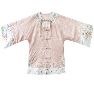 江南范新式重工刺绣改良汉服上衣百搭复古中式外套外搭中式开衫