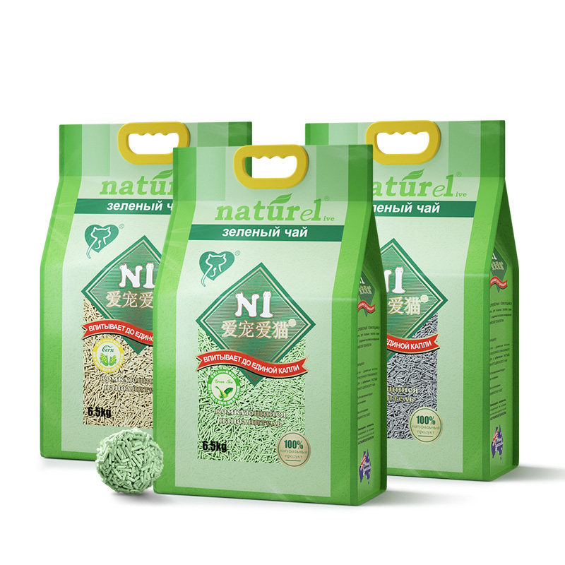 n1爱宠爱猫原味玉米纳米碳猫砂