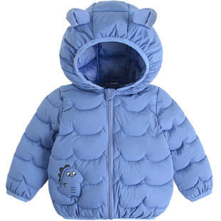 一岁宝宝冬季外套2男宝4轻薄棉服3男童羽绒棉衣5男孩秋冬保暖衣服