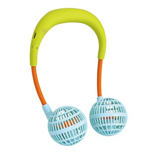 日本wfan儿童挂脖风扇脖子便携式手持小型桌面无叶新款随身小风扇