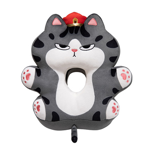 吾皇猫趴睡枕抱枕靠垫办公室午睡神器多功能趴桌子睡觉U型午休枕