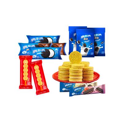 奥利奥金奥夹心零食礼盒饼干