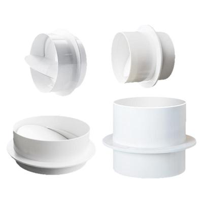 颂余pvc圆形管道止回阀油烟机止逆阀烟道防倒流单向止逆阀防味器