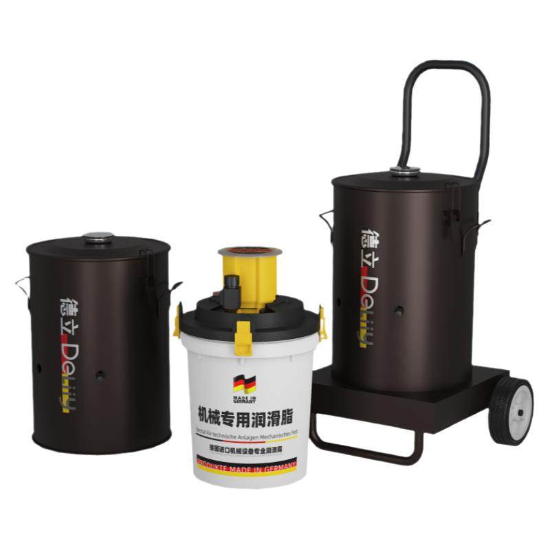 德立四缸电动黄油机挖掘机专用新款电动高压打黄油枪24v全自动220