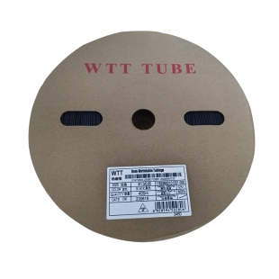 WTT黑色热缩管绝缘套管热塑管阻燃两倍收缩电线电缆收缩软管加厚