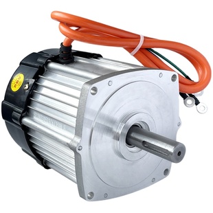 直流无刷电机24V48V1500W船用电动叉车设备农用改装皮带轮低电压