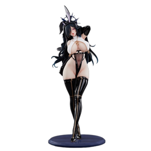 现货哔哩哔哩BearPanda兔子窝系列黑修女追视眼温感漆手办