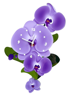 花卉摇摆挂钟蝴蝶兰造型