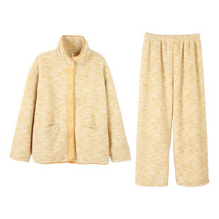 安之伴【巨保暖】情侣睡衣冬款加厚珊瑚绒秋季男女士法兰绒家居服