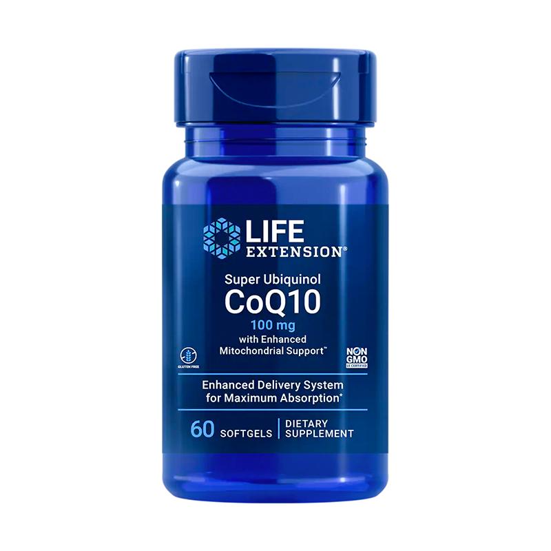 沿寿LIFE还原型辅酶q10泛醇心脏coq10富里酸呵护心肌心脏保健品