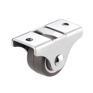 1寸静音小万向轮榻榻米抽屉滑轮柜子轮子滚轮万向脚轮橡胶定向轮