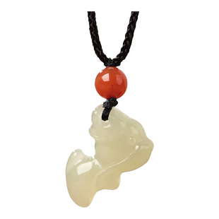 生肖蛇吊坠天然和田玉挂件属相猴六合吊坠马年挂件首饰送女友礼物