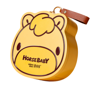 爱哆哆喜饼马年宝宝诞生孩子出生满月周岁百日百天铁盒礼盒伴手礼