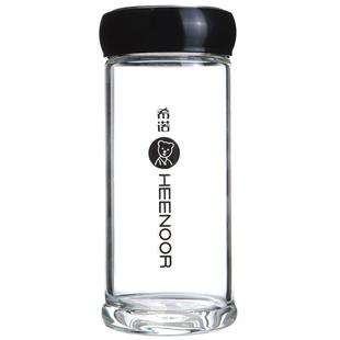 希诺单层玻璃杯官方正品水杯大容量茶水杯办公泡茶杯加厚家用杯子