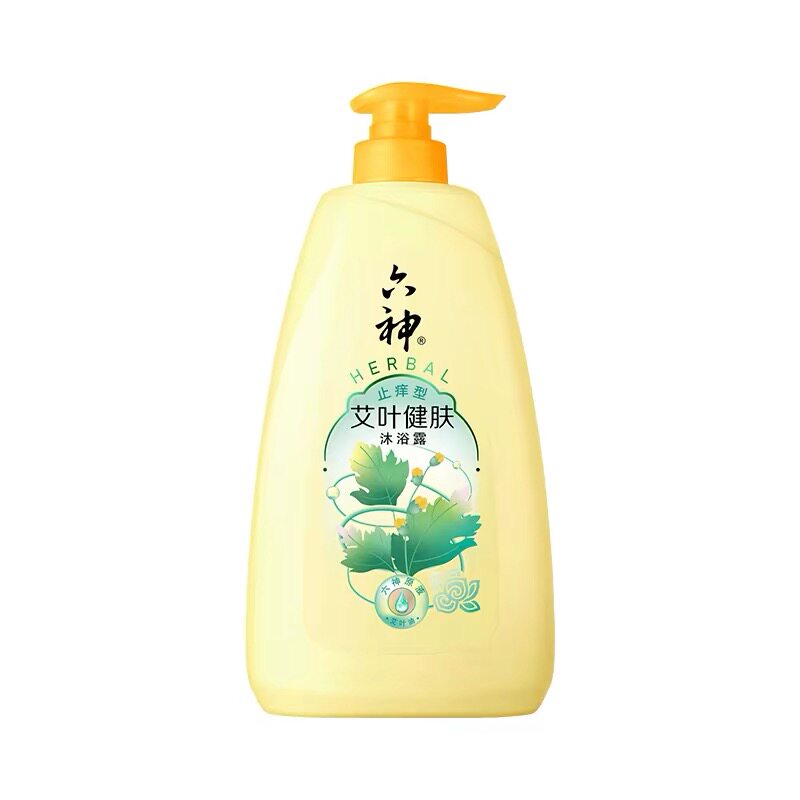 六神艾叶健肤沐浴露止痒型750ml