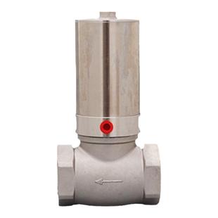 304不锈钢q22hd气控阀/T型角座阀/气动切断阀/小巧型真空阀截止阀