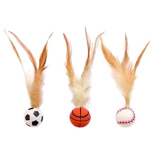 猫咪玩具自嗨解闷逗猫球小猫消耗体力弹力球宠物猫玩具球逗猫玩具