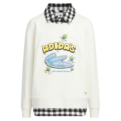 阿迪达斯三叶草男大童套头衫