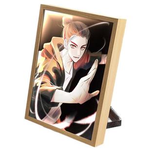 一人之下周边动漫灯光画王也道长手办发光摆件卧室床头小夜灯礼物