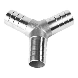 304不锈钢Y型宝塔软管三通皮接三通皮管人字三通水管接头耐高温