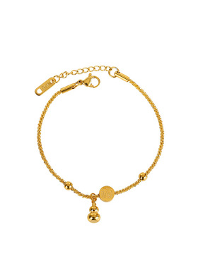 福牌葫芦手链女新款小众轻奢精致波光粼粼高级感手环气质百搭手饰