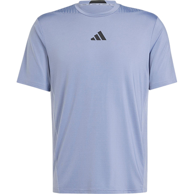 Adidas/阿迪达斯正品2025夏季款男士侧开衩经典运动训练T恤JI8185