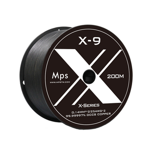 Mps 单晶铜6N镀银X-9耳机升级对录信号平衡发烧音响音频连接线