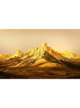日照金山客厅沙发背景墙装饰画现代简约轻奢风景挂画卧室风景画