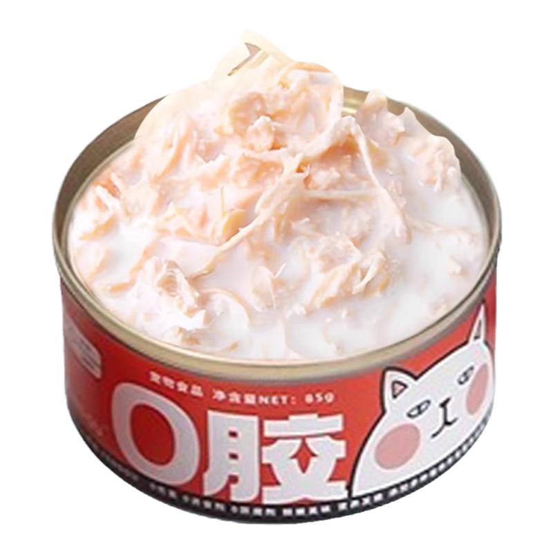 猫咪零食高汤鸡丝罐头营养补水