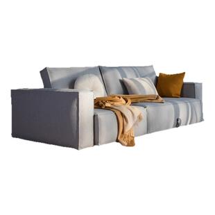 丹麦依诺维绅沙发床霍兰豆腐块直排小户型转角折叠沙发2025新款