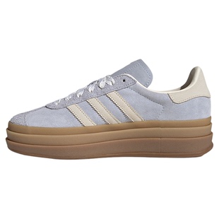 adidas阿迪达斯三叶草T头鞋GAZELLE BOLD厚底板鞋2026夏女 IH4210