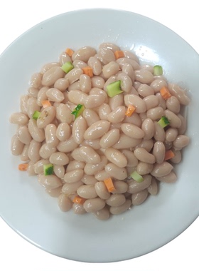 仿真水煮凉拌花生米模型菜品道具