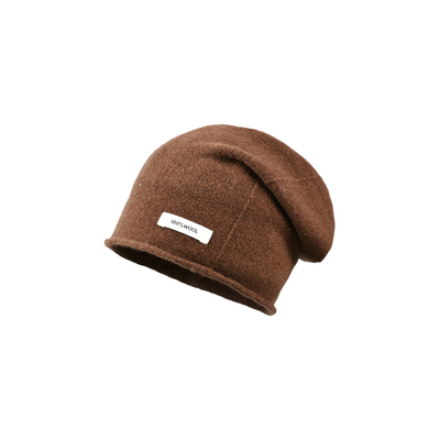 100%羊毛针织帽子女冬季保暖冷帽