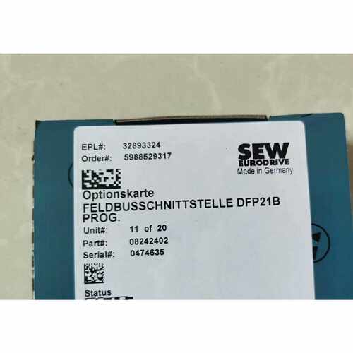 【请询价】赛威SEW变频器卡模块型号DFP21全新品现货