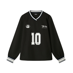 【DNA官方】假两件短袖2025年男女同款夏季水洗做旧破洞T恤打底衫