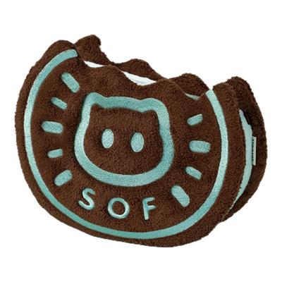 可爱小猫饼干手提包零钱包便携式