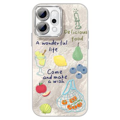 适用opporeno14手机壳女款reno12pro保护套13全包9pro硅胶8防摔reno7se支架oppo软壳por网红水果11夏日10外壳