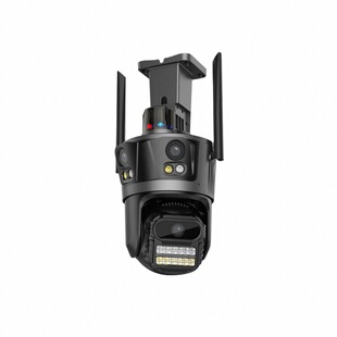 室外高清三画面摄像影头超级看看全景无死角监控器无线家用手机程