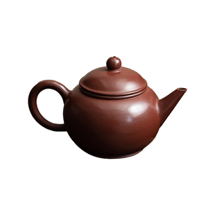 潮州手拉壶原矿朱泥吴建强水平壶 70/120/150cc 经典款式功夫茶壶