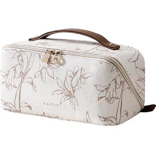 里序化妆包女高级2025年新款便携化妆品收纳包女大容量分区收纳