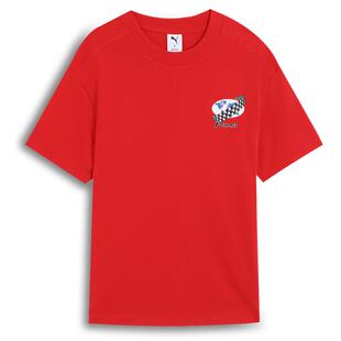 纯棉宽松休闲短袖T恤男子PUMA彪马新款夏季印花运动上衣633077