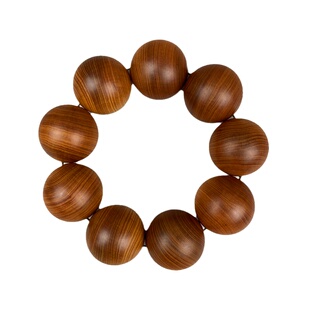 黑油根料崖柏手串30霸气男款文玩佛珠天然纯正香味不泡油高油高密