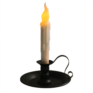 欧式仿真电子蜡烛灯生日婚礼烛光晚餐发光假蜡烛摄影道具烛台摆件