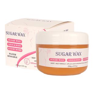 蜜蜡脱毛私密sugarwax男女士腿毛粘蜜糖蜡纸脱毛膏女腋下不留黑点