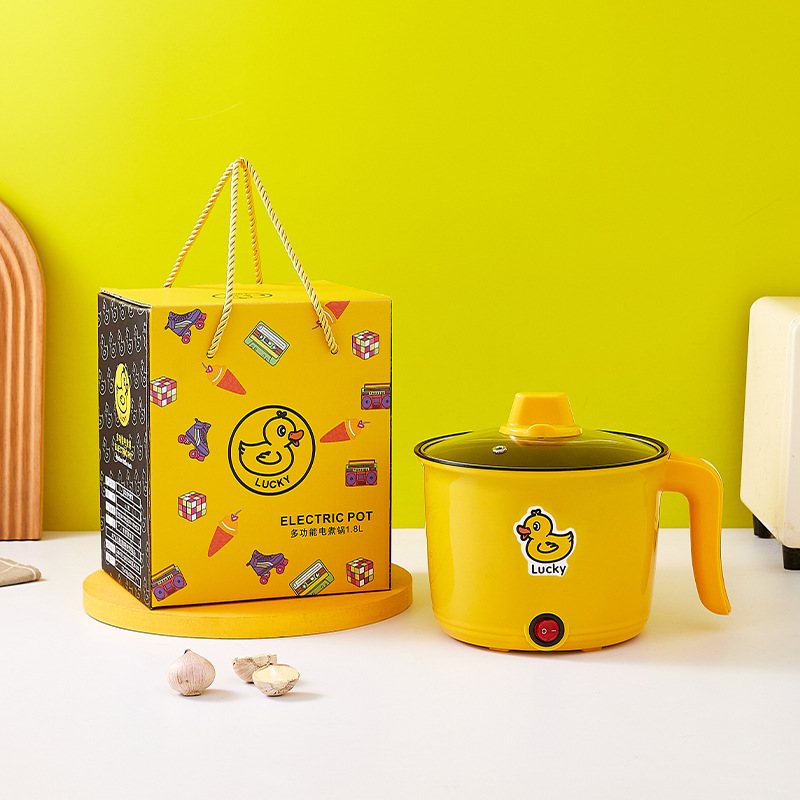 电煮锅厨房小电器锅电炒锅一体家用泡面批锅多功能电火锅学生宿舍