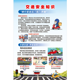 2026年交通安全宣传海报安全驾驶宣传画标语挂图交通安全宣传海报