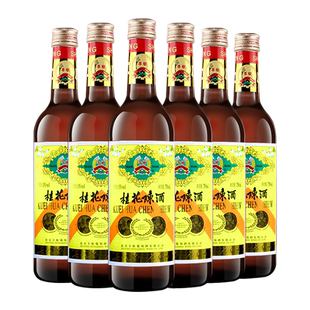 【丰收酒官方旗舰店】桂花陈酒甜葡萄酒750ML*6瓶老北京特产整箱